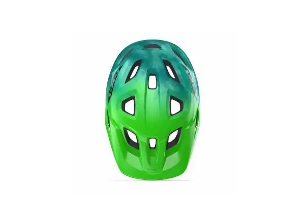 Prilba MET Eldar junior zelená kravatová veľkosť. Uni (52-57 cm)