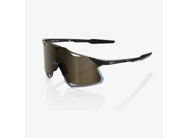 100% Hypercraft športové okuliare  Matte Black/Soft Gold