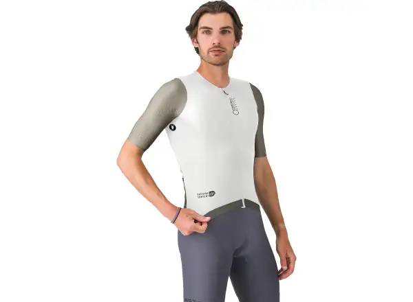 Castelli Corretto pánsky dres krátky rukáv Ivory/Clay-Black