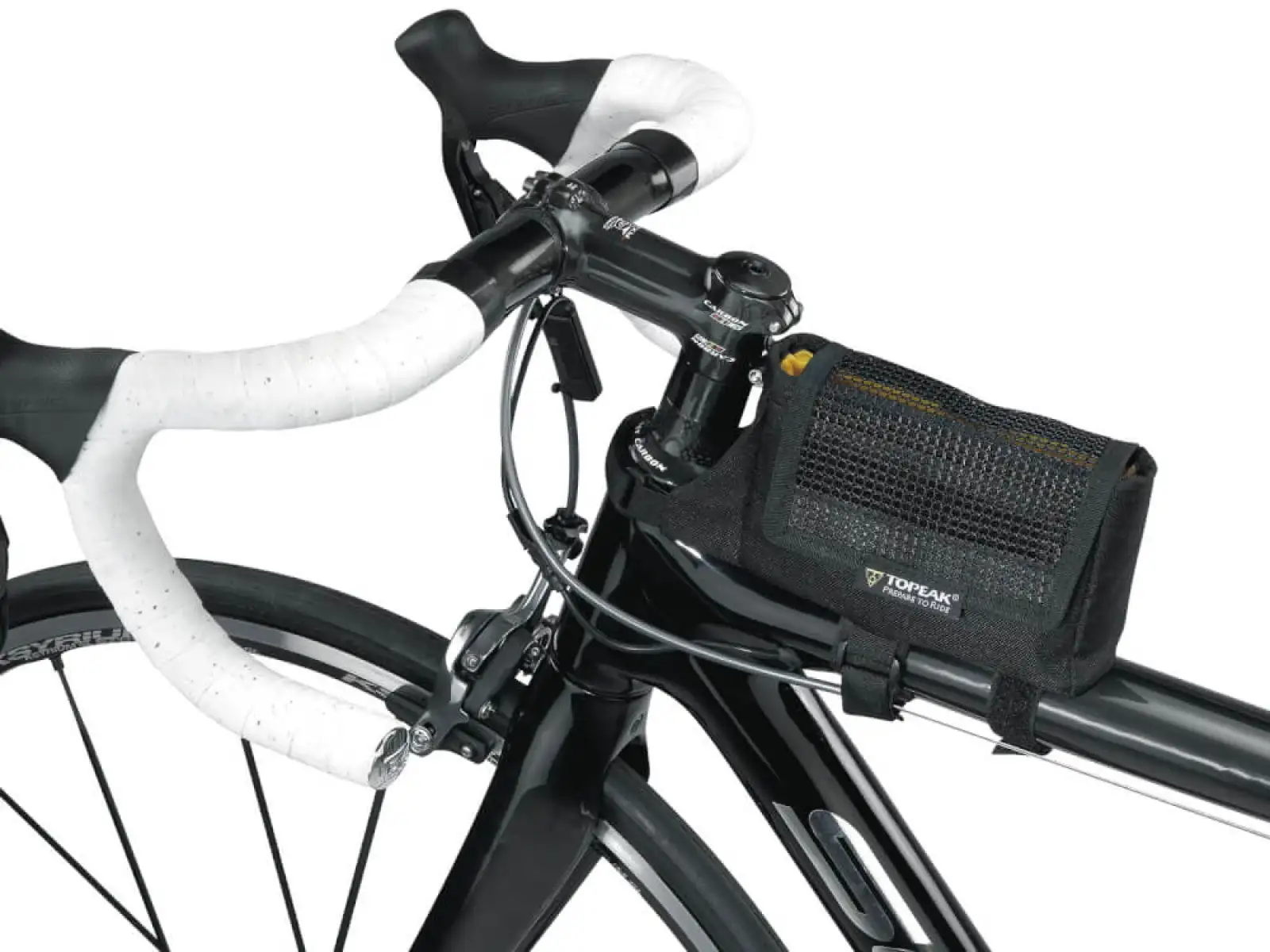Taška na rám Topeak Tribag 0,6 l čierna, veľkosť 0,6 l M + kryt proti dažďu