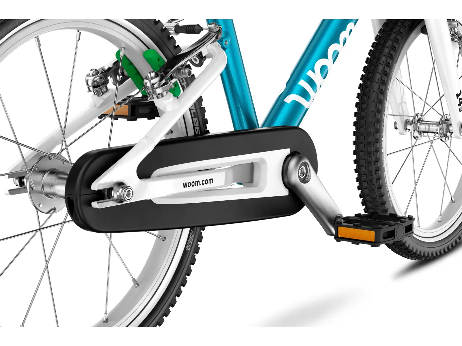 Woom GO 2 Metallic Blue 14 detský bicykel