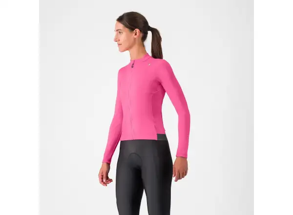 Castelli Espresso Thermal dámsky dres Violet Pink/Dark Gray