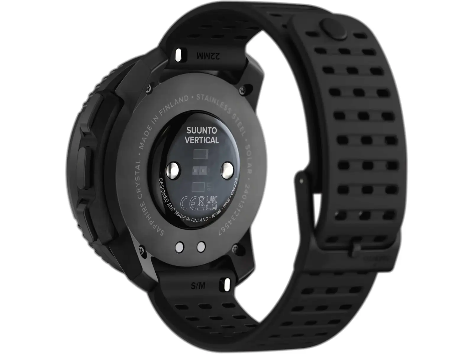 Suunto Vertikálne solárne smart hodinky All Black.
