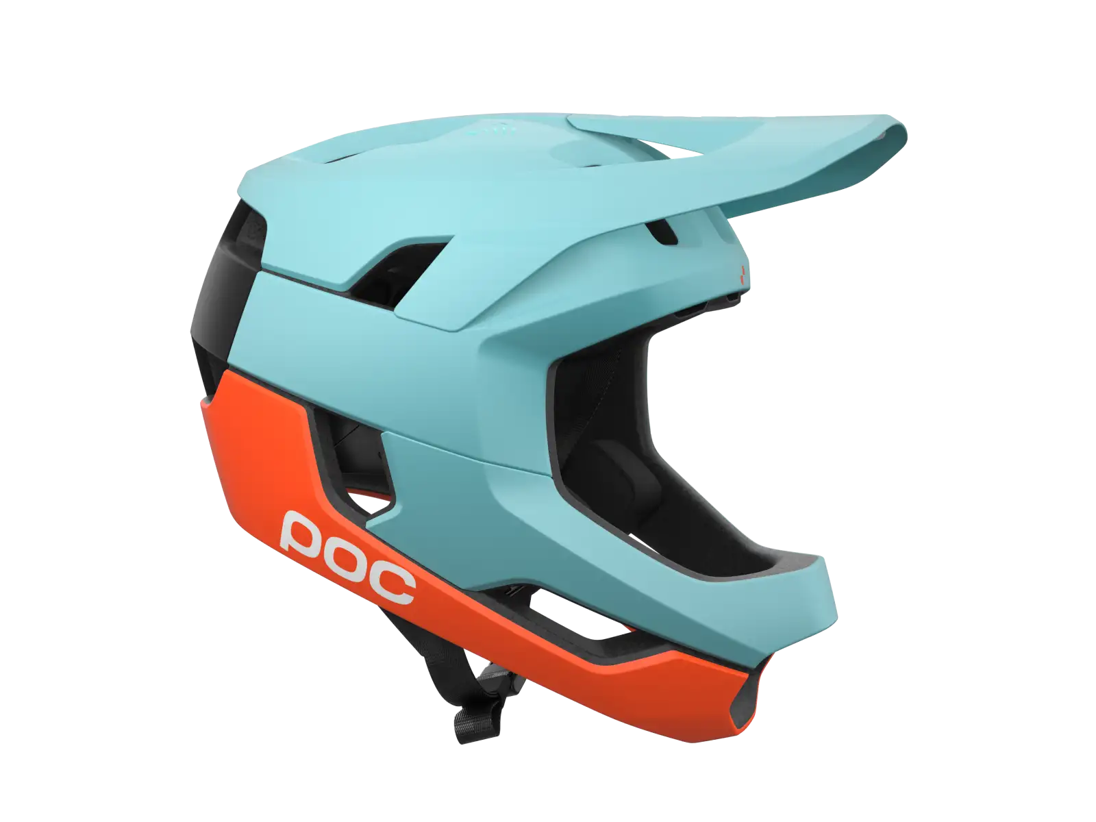 POC Otocon Race MIPS prilba Indicolite Blue Matt/Carnelian Orange Matt