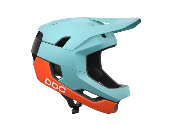 POC Otocon Race MIPS prilba Indicolite Blue Matt/Carnelian Orange Matt
