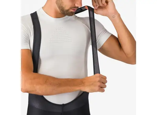 Castelli Entrata pánske nohavice s trakmi a vložkou Black