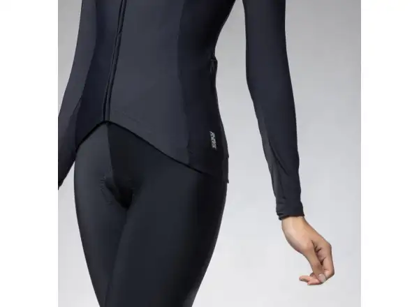 Alé R-EV1 Warm Race 2.0 dámsky zateplený dres dlhý rukáv black
