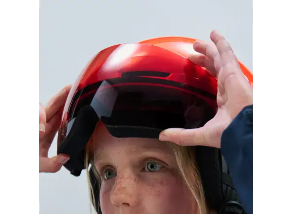 POC POCito Obex Visor detská lyžiarska prilba Fluorescent Orange