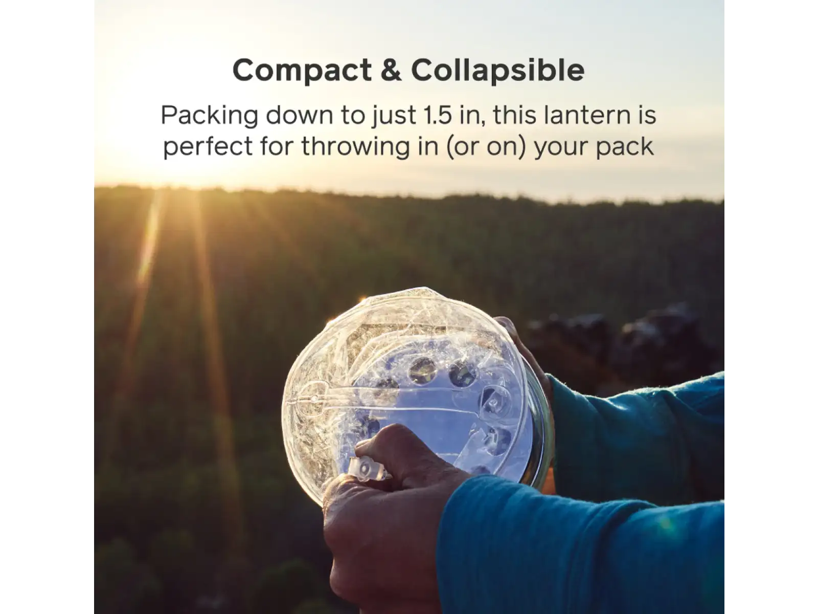 Biolite Luci Charge 150 solárna lampa Clear/Cool