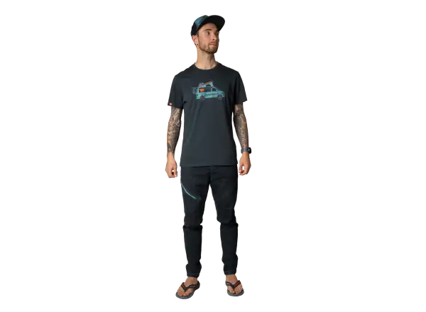 Dynafit Graphic Cotton pánske tričko krátky rukáv Blueberry/Dynavan
