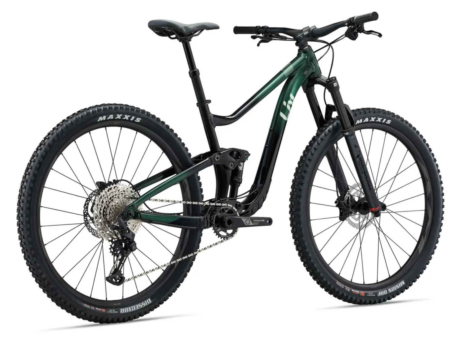Liv Intrigue 29 1 celoodpružený horský bicykel Kelp Forest
