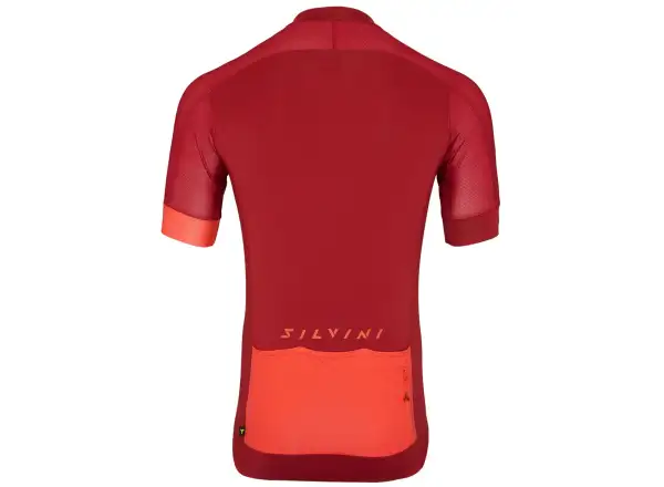 Silvini Carnio pánsky dres krátky rukáv Merlot/Ruby