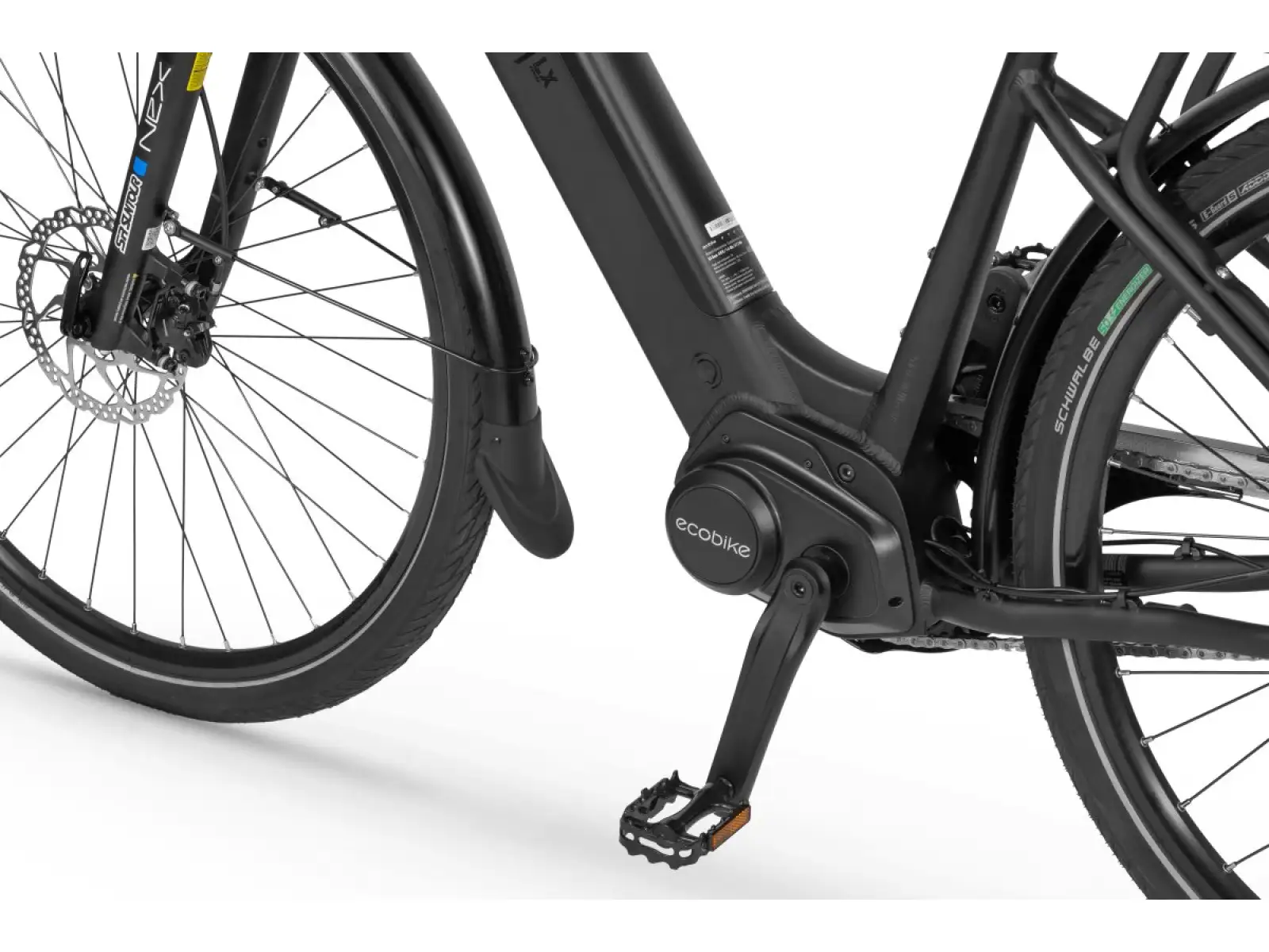 Ecobike LX mestský elektrobicykel 672 Wh Black