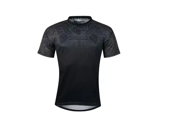 Force City pánsky dres krátky rukáv čierna/sivá