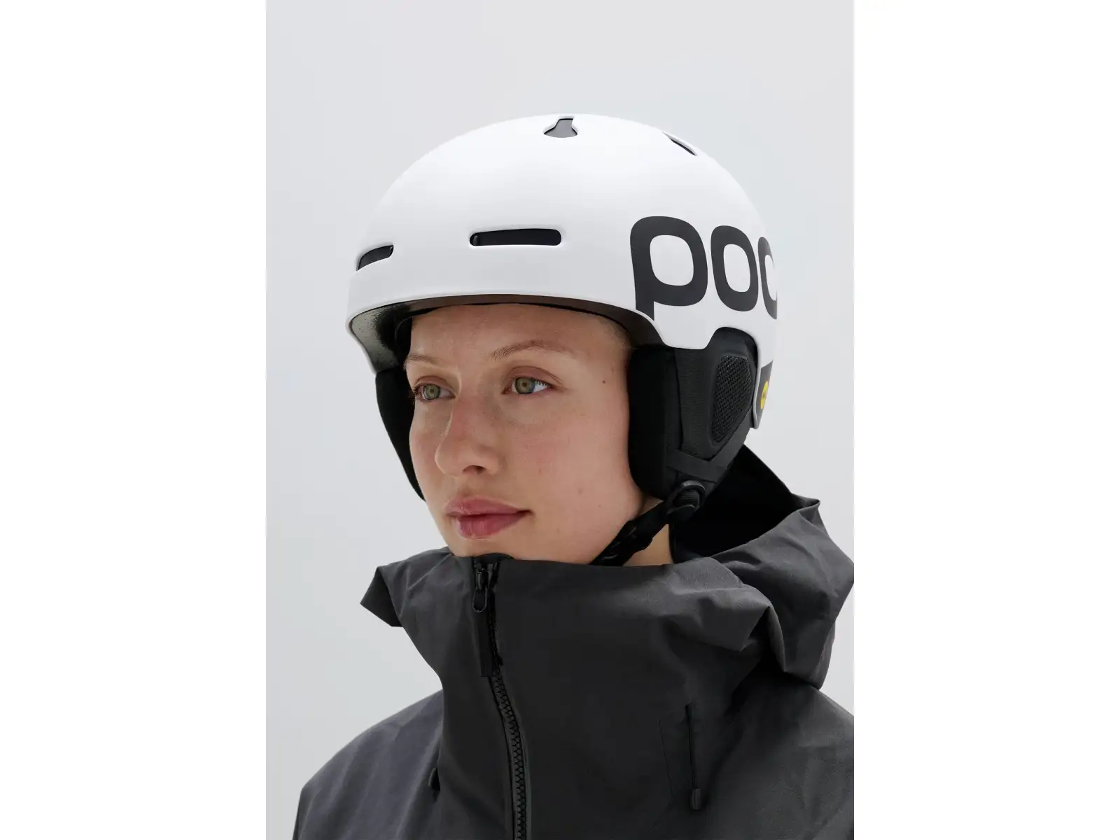 POC Auric Cut BC MIPS lyžiarska prilba Hydrogen White Matt