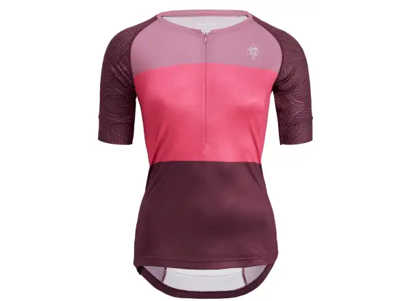 Silvini Stabina Dámsky dres s krátkym rukávom Plum/Fuchsia