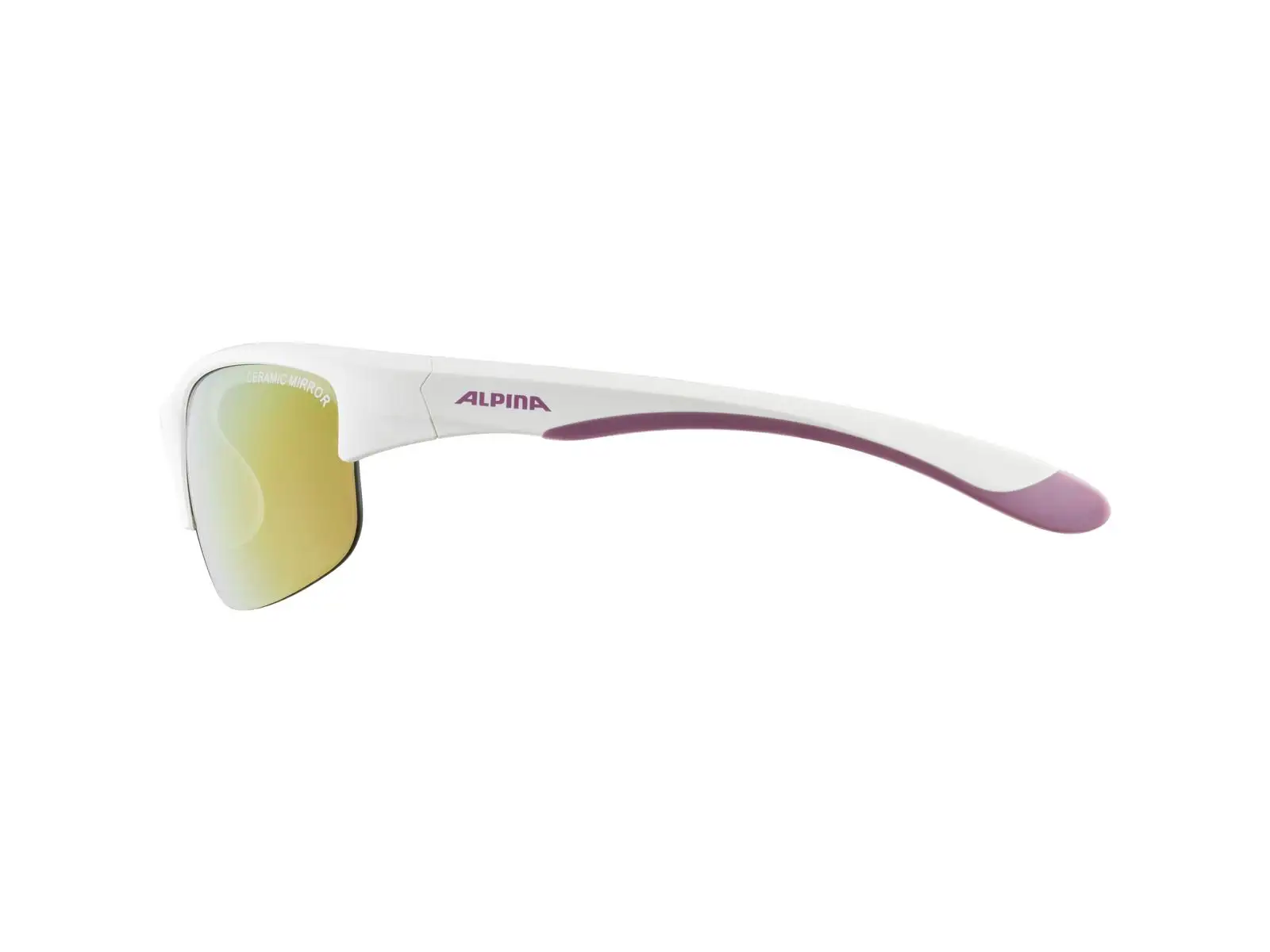 Alpina Flexxy Youth JR detské okuliare White-Purple Matt/Pink mirror