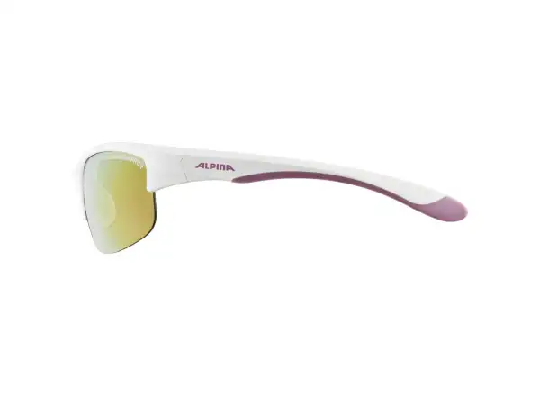 Alpina Flexxy Youth JR detské okuliare White-Purple Matt/Pink mirror