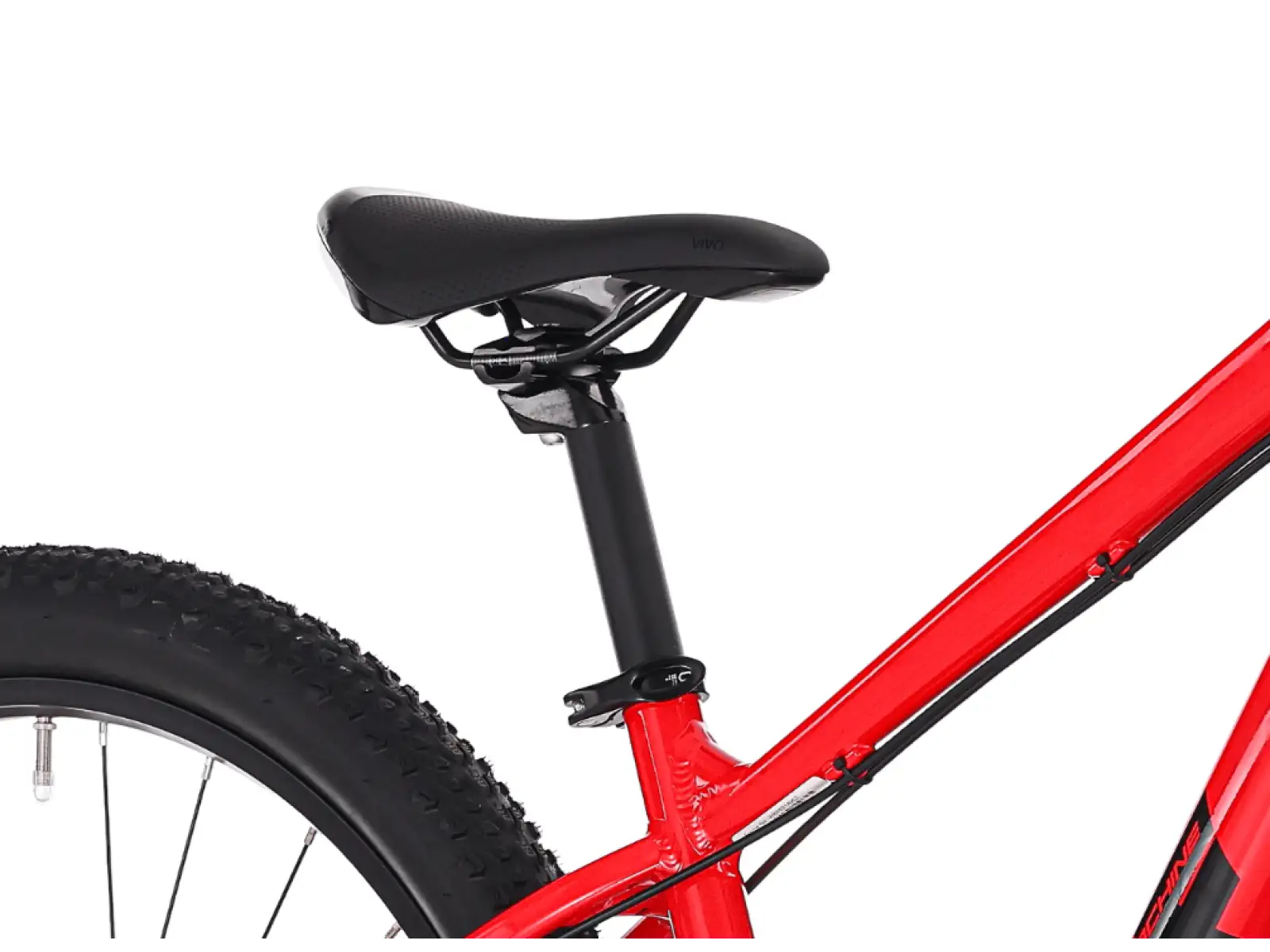 Rock Machine RIFF Tr 27 detský bicykel Gloss Fire Red
