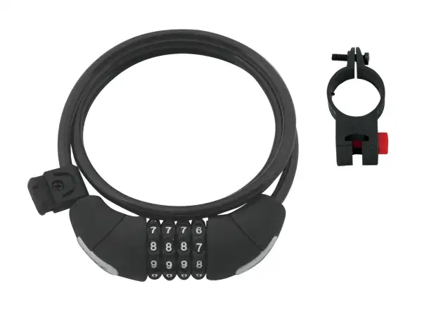 Špirálový zámok FORCE 120cm/8mm 4kód