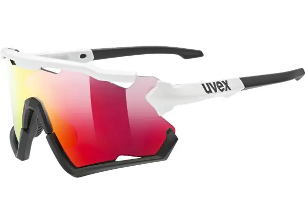 Uvex Sportstyle 228 okuliare White Black / Mirror Red UNI