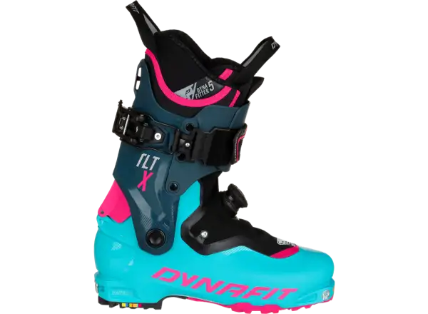 Dynafit TLT X Extra Wide dámske skialpové topánky Silvretta/Pink Glo
