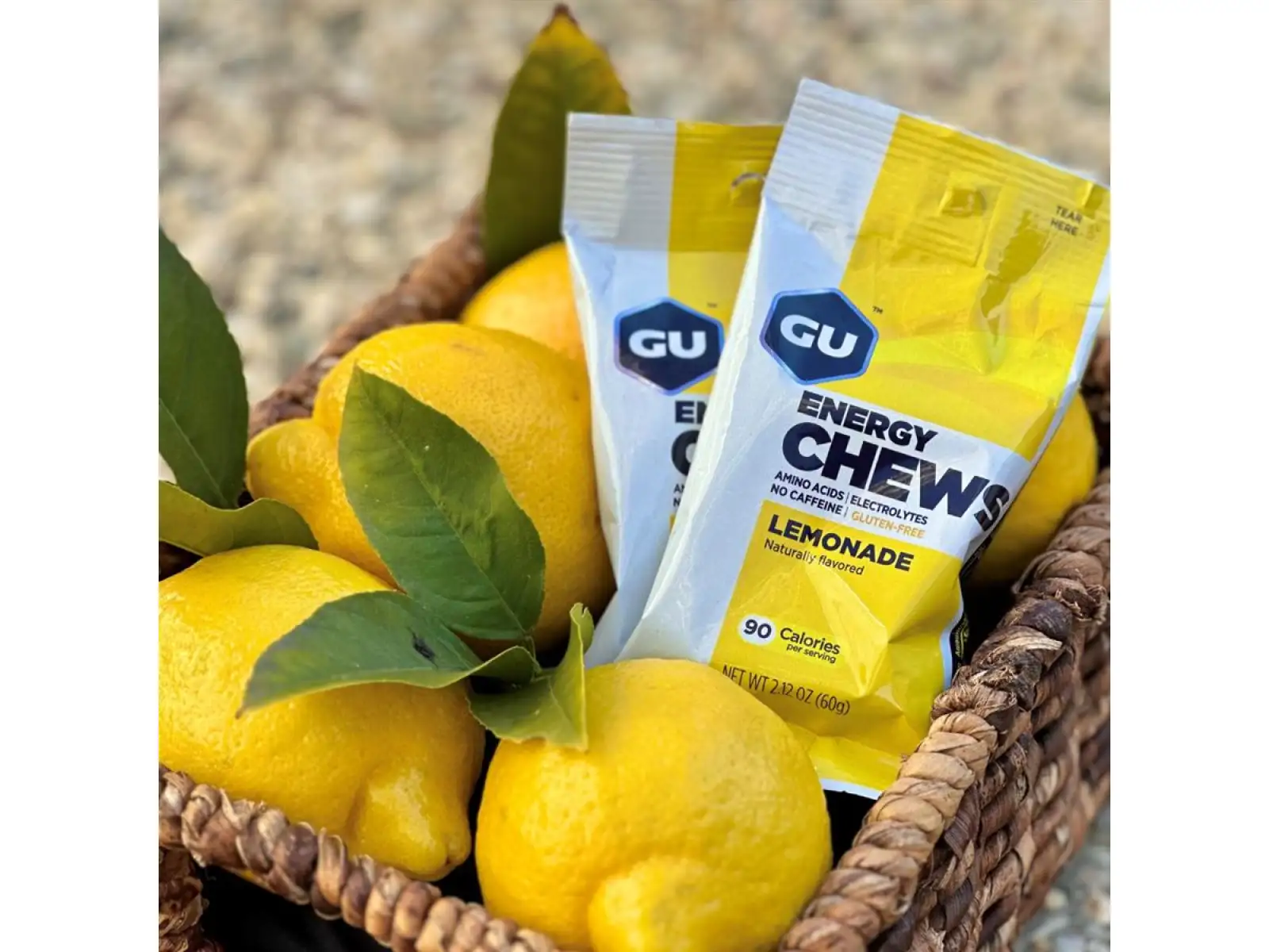 GU Energy Chews cukríky Lemonade 60g