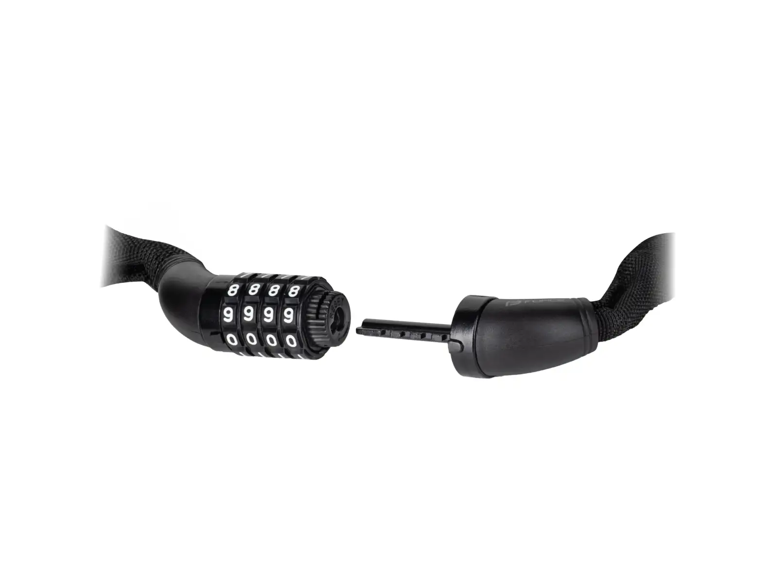 Force Fury reťazový zámok 6/1200mm kódový čierna
