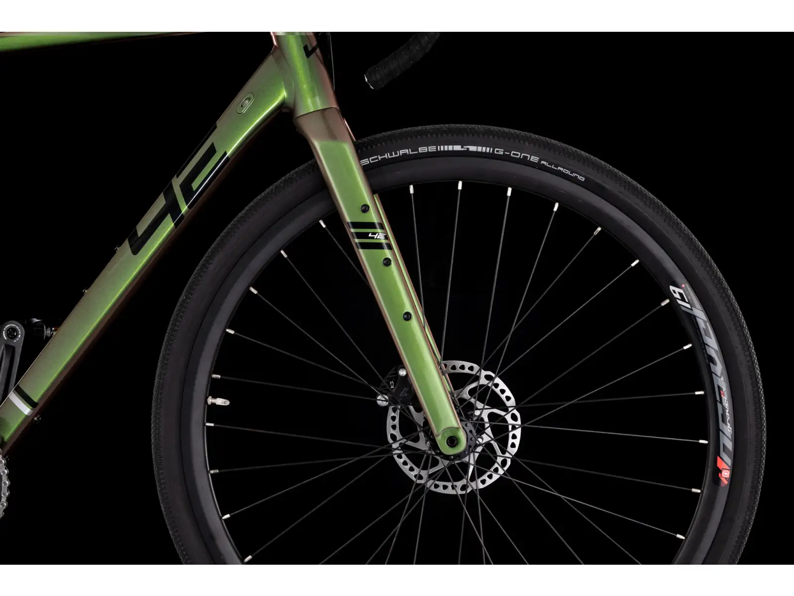 4Ever Gromvel Elite gravel bicykel Green dragon