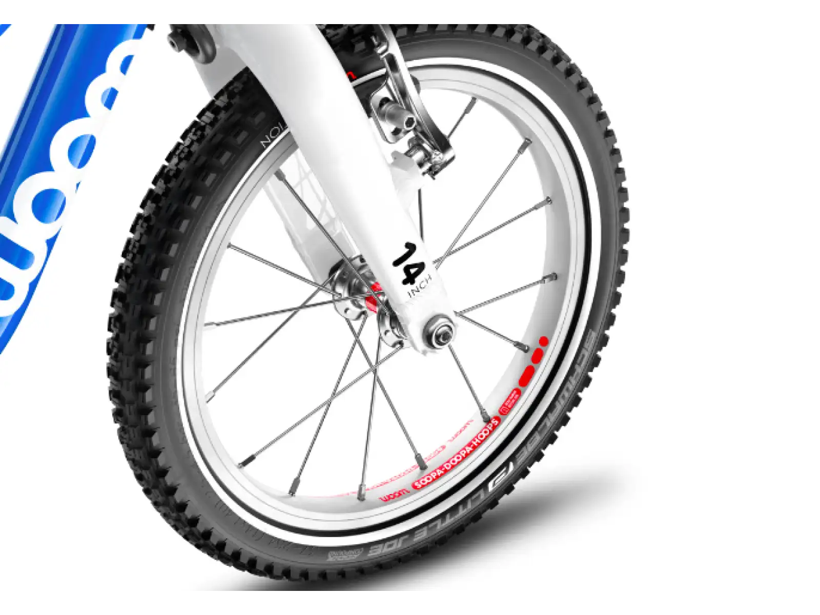 Woom 2 Blue 14 Detský bicykel
