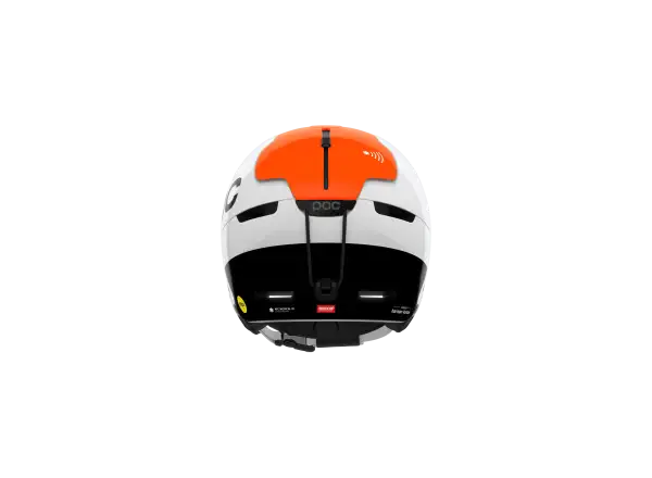 POC Obex Connect lyžiarska prilba Hydrogen White/Fluorescent Orange AVIP