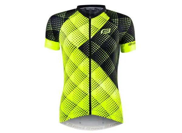 Force Vision dámsky dres s krátkym rukávom fluo