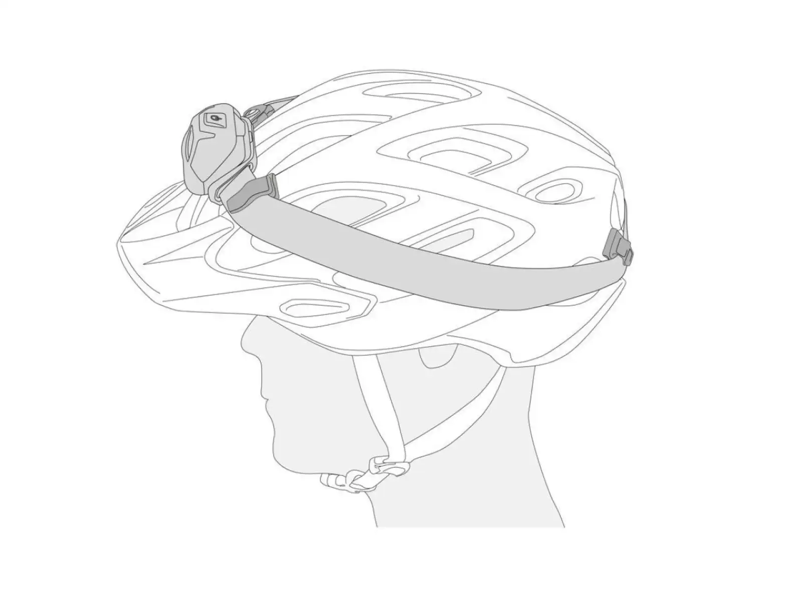 Petzl Uni Adapt samolepiace klipy pre čelovku