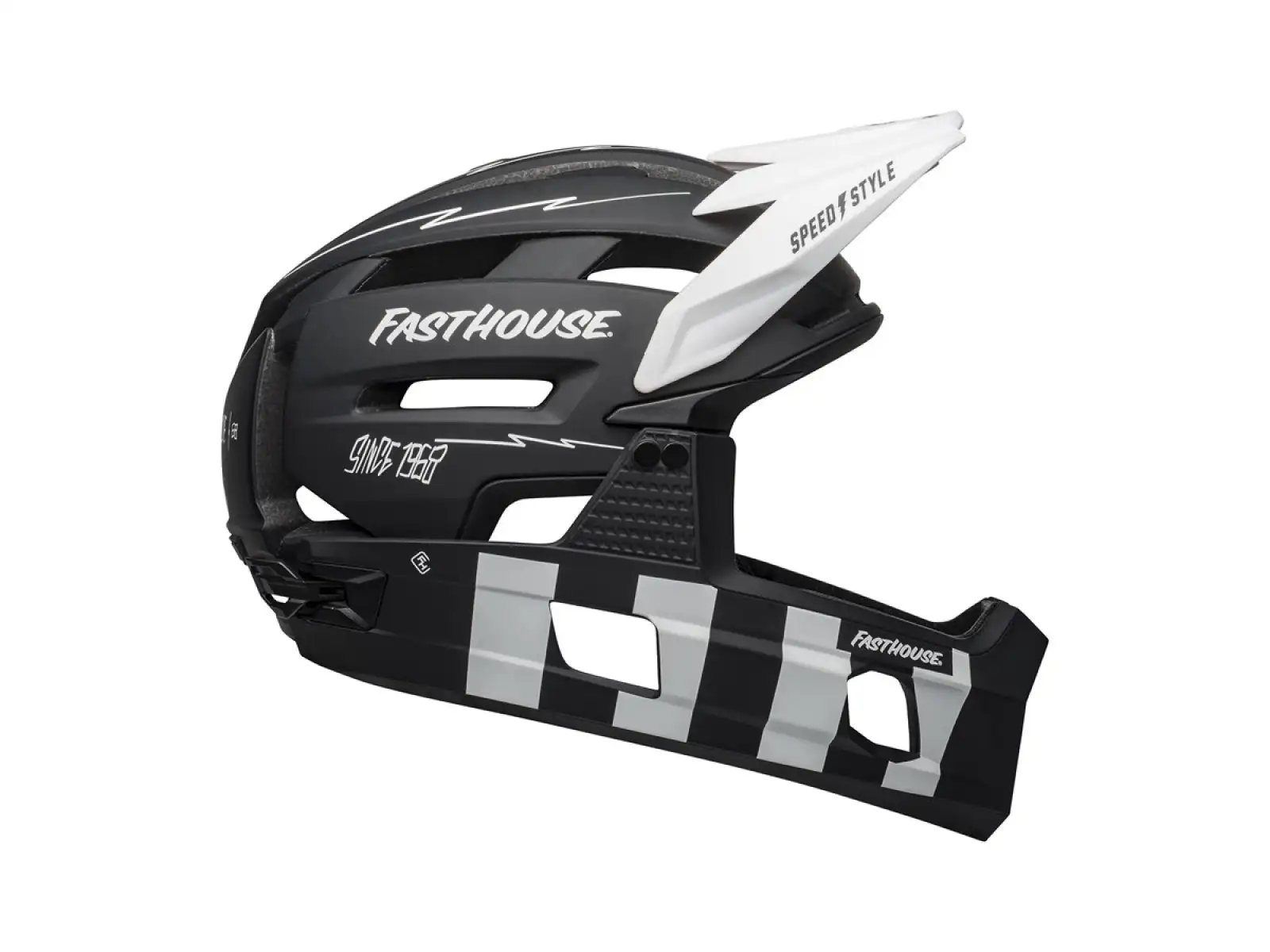 Bell Super Air R Mips prilba mat black/white fasthouse
