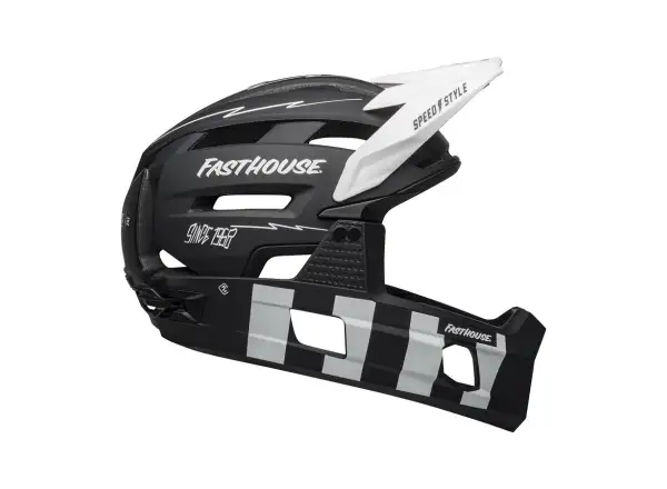 Bell Super Air R Mips prilba mat black/white fasthouse