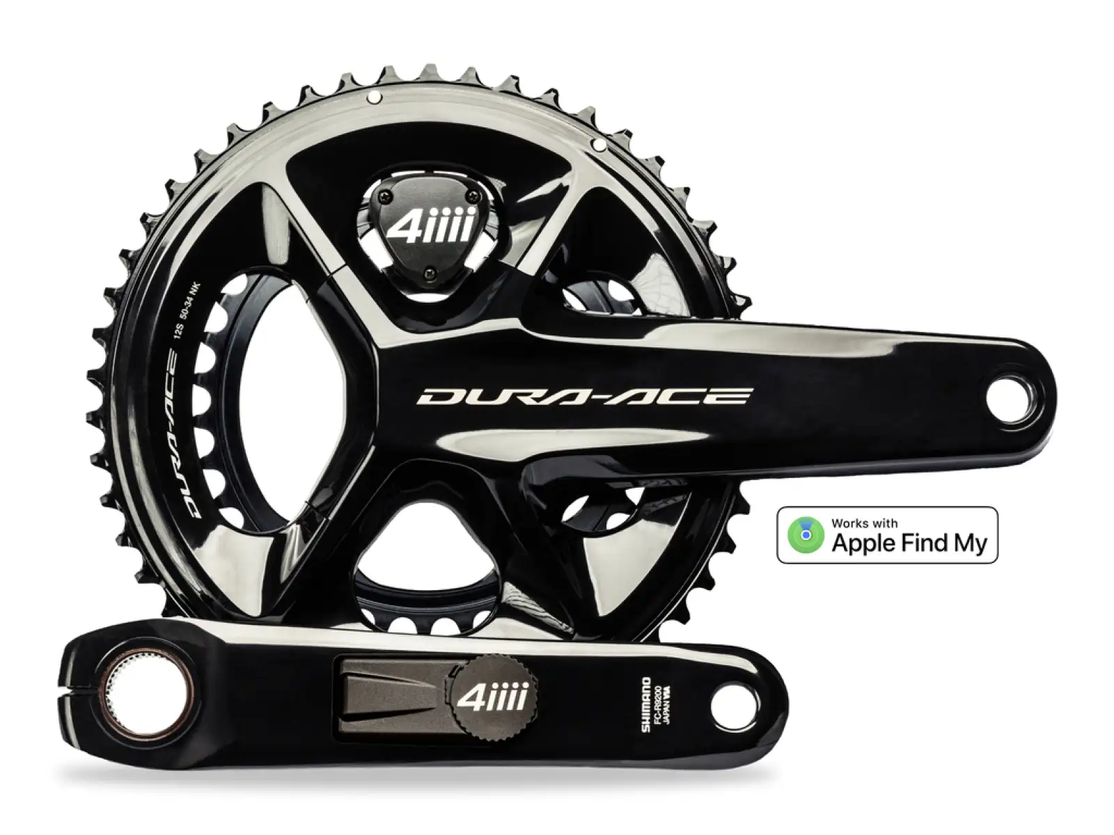 4iiii Shimano Dura-Ace FC-R9200  Precisio 3+ Pro Dual kľuky 2x12 52x36 zubov