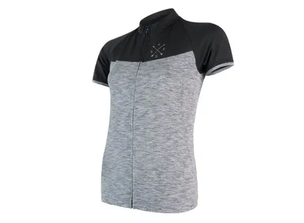 Sensor Cyklo Motion dámsky dres krátky rukáv šedá/čierna