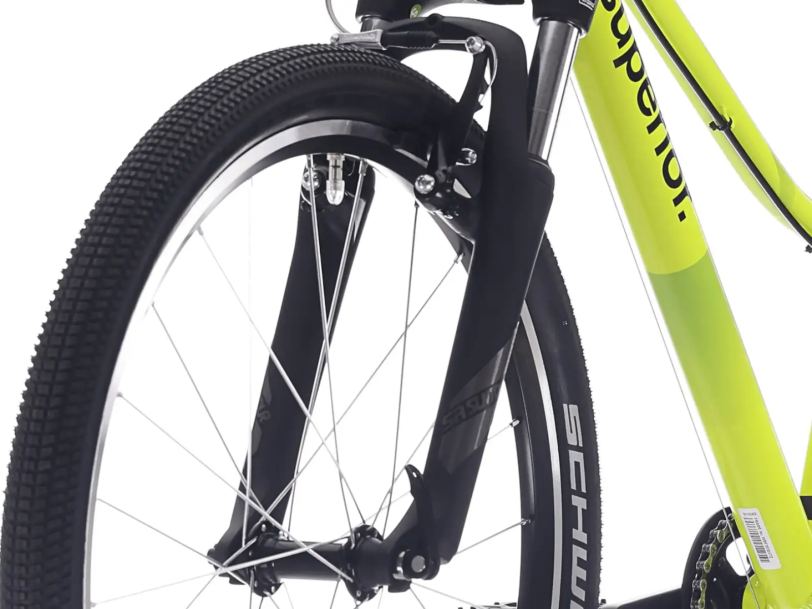Superior RACER 24 detský bicykel Matte Radioactive Yellow