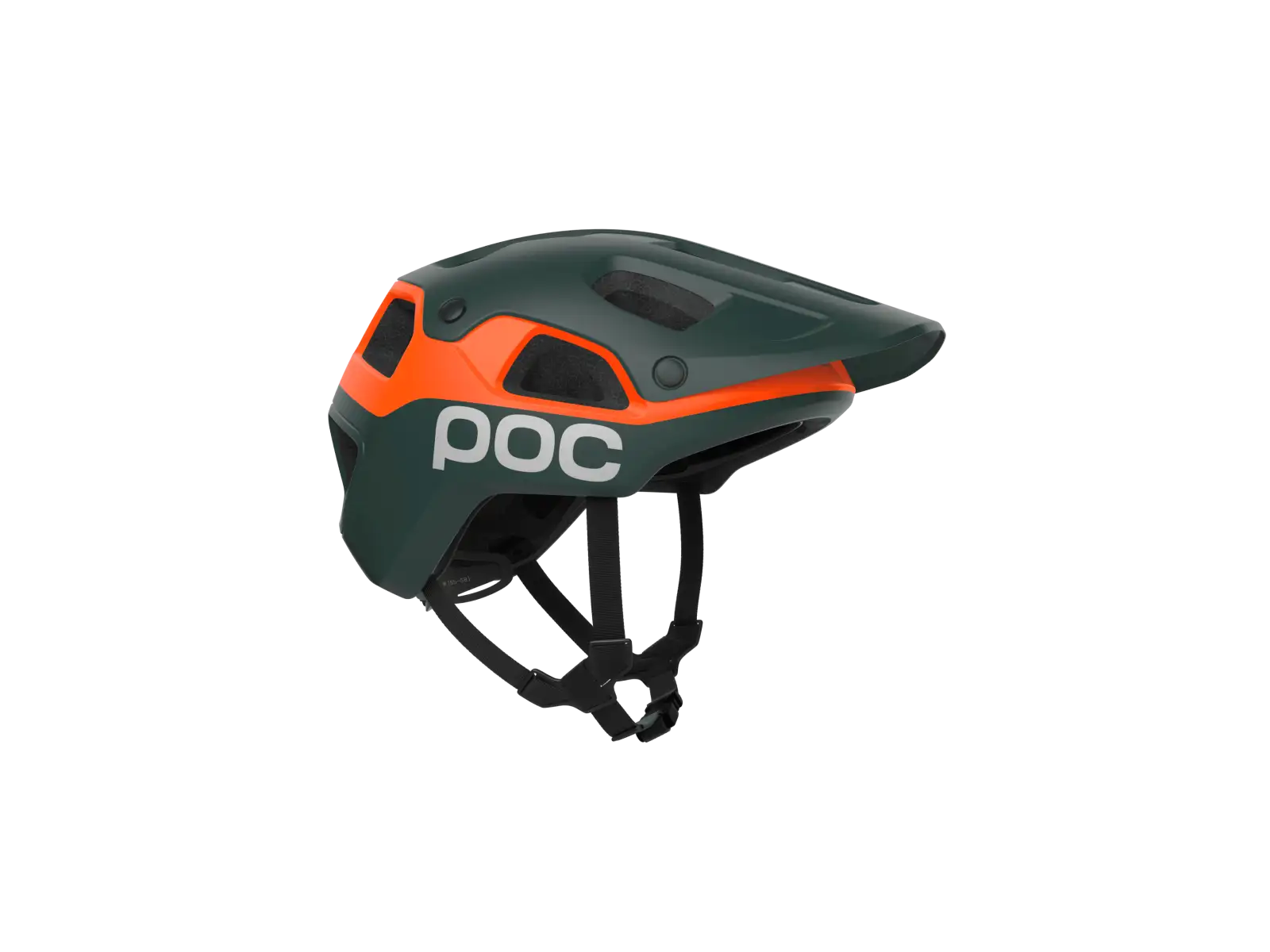 POC Cularis Pure MTB prilba Pargasite Green Matt/Fluorescent Orange Matt