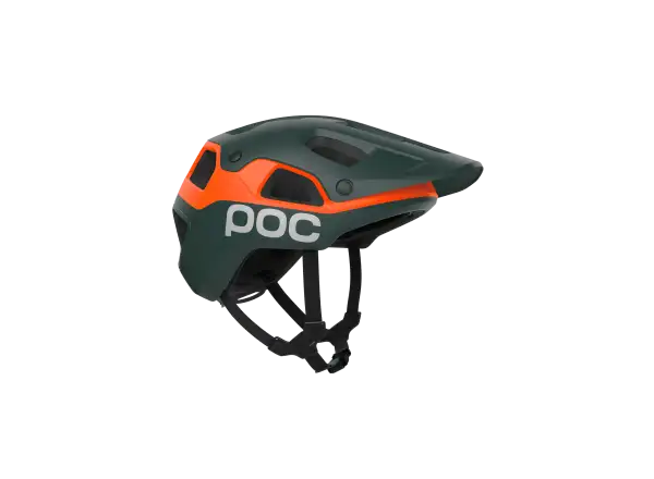 POC Cularis Pure MTB prilba Pargasite Green Matt/Fluorescent Orange Matt