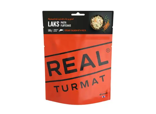 Real Turmat dehydrované jedlo Losos s cestovinami v smotanovej omáčke