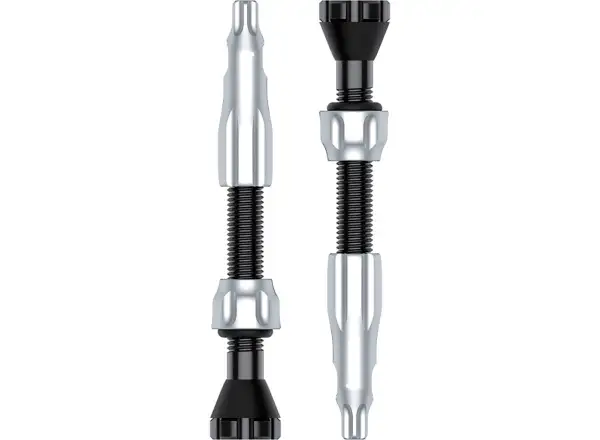 Lezyne CNC TLR Valve bezdušový ventil 80 mm strieborná