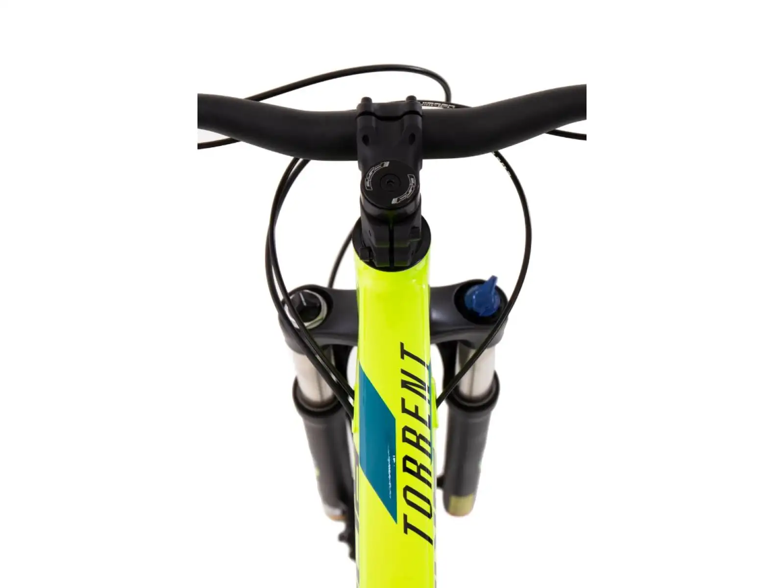 Rock Machine Torrent 20-29 horský bicykel gloss radioactive yellow/black/petrol blue