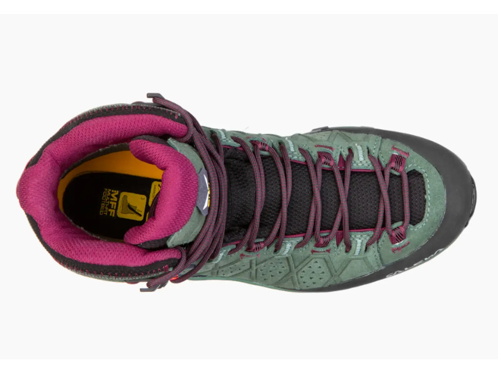 Salewa Alp Trainer 2 Mid GTX dámske topánky Duck Green/Rhododendon