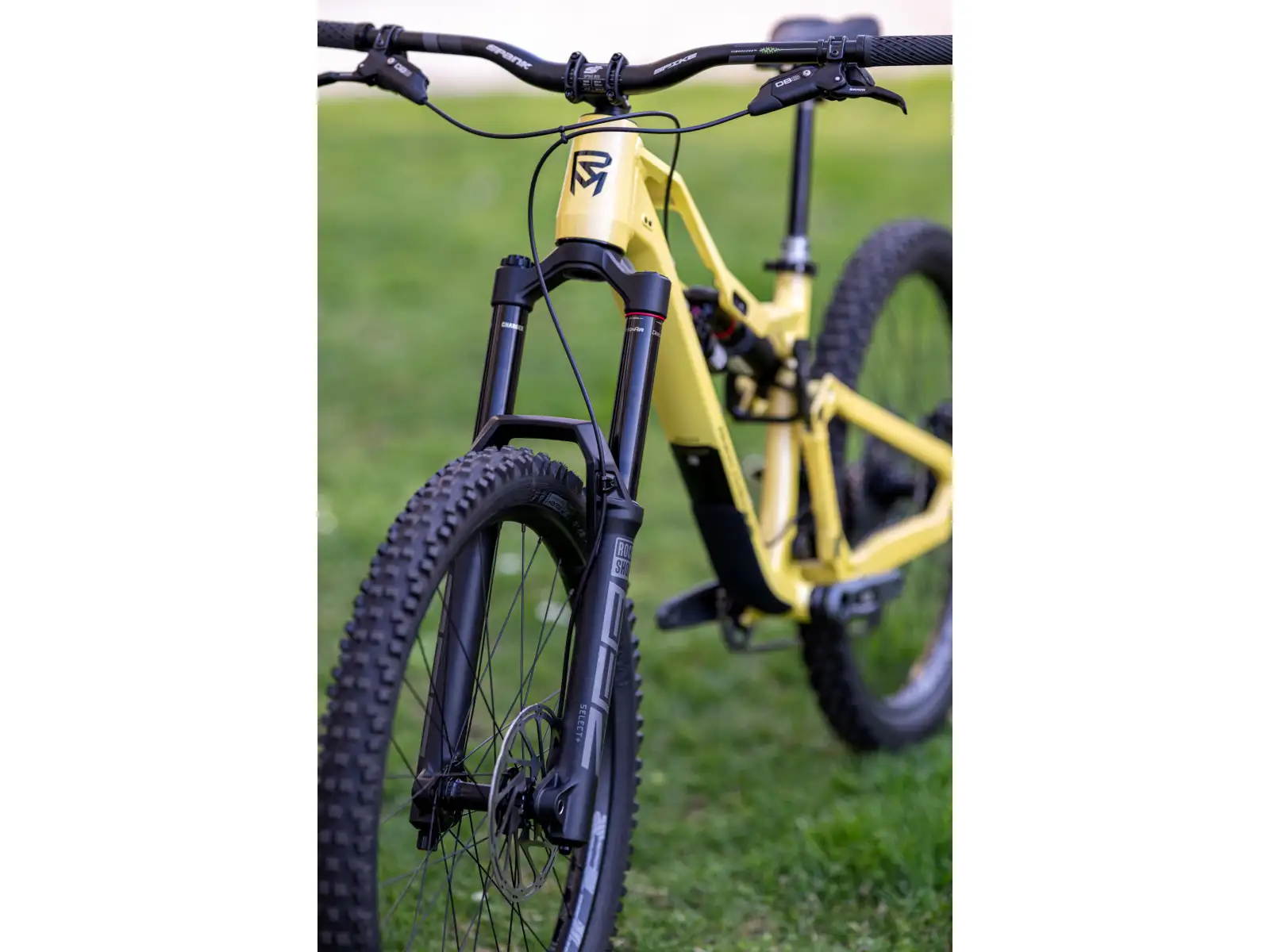 Rock Machine Whizz FS II 90 AXS horský bicykel Panama Yellow