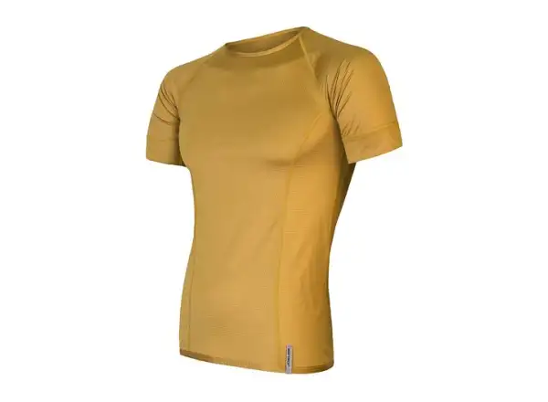 Sensor Coolmax Tech pánske tričko krátky rukáv Mustard