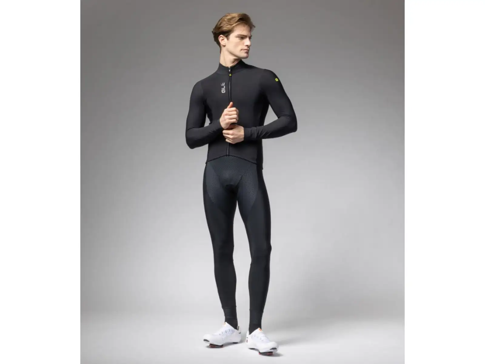 Alé Pragma Fondo 3.0 pánsky zateplený dres dlhý rukáv Black