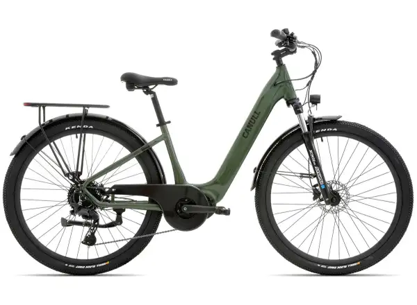 CANULL City 2 720 Wh nízkonástupový elektrobicykel forest green