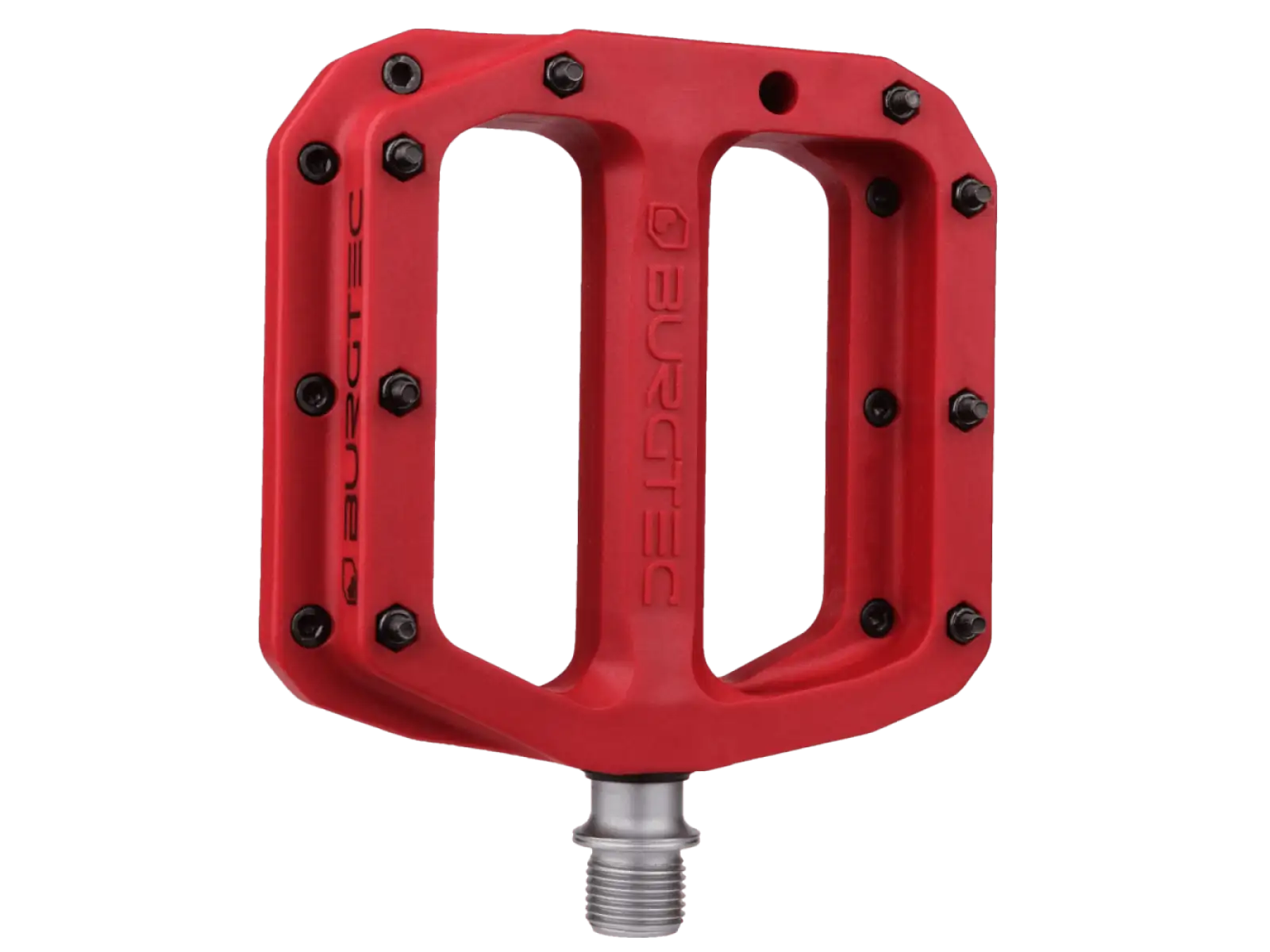 Burgtec MK4 Composite platformové pedále Race Red