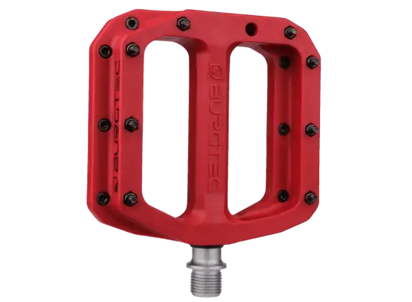 Burgtec MK4 Composite platformové pedále Race Red